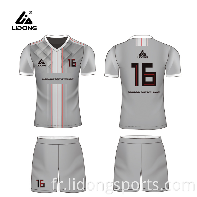 2021 Nouvelle sublimation pour enfants et adultes équipe de football de football Wear Wear Wear Uniforms Football Jersey